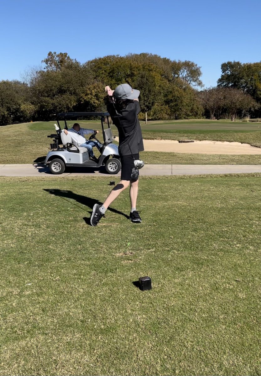 DVHSGOLF's tweet photo. Let’s go Alex, shot a 90 today!! #DVHscardinals #dvhs #cardinals #cardinalNation #CardinalGolf #dvhsGolf #golfing #golf #golfer #golfswing #golfers #golfclub #golfislife #golfday #golfshot #golfswag #golfisfun #lovegolf @OSUgolfclub @UTGolfClub @UTSAAthletics @FSUGolf @WakeMGolf https://t.co/Jt420dQbVk