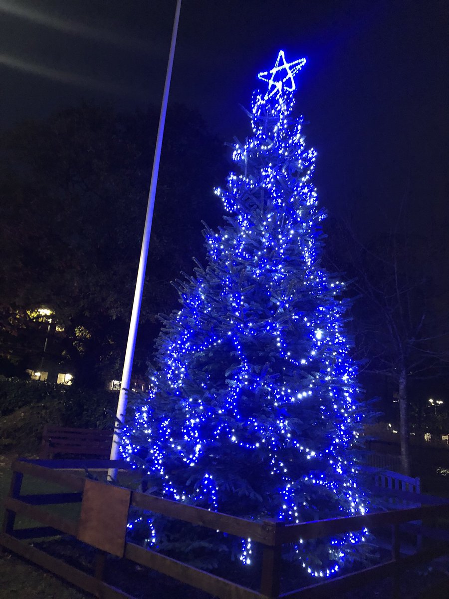 abisimonharris's tweet photo. Lovely evening as we switch on the Christmas stars. Thanks to all the sponsors &amp; the pupils who sang Christmas songs for us. Well done Charity &amp; Estates teams @CV_UHB https://t.co/taz7a8TC0A
