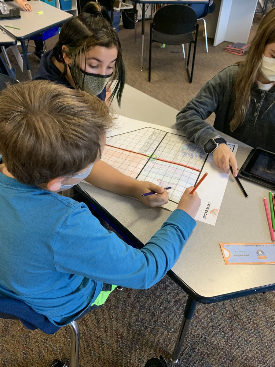 We began our #10storymath space academy activity today! Badges complete✅#Winfield34