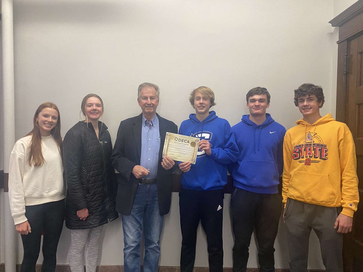 Got the proclamation signed! It’s now officially DECA week! #nattybound #DECAweek