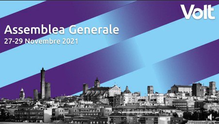 VoltItalia's tweet photo. Tra poco l'Assemblea Generale riprenderà in forma virtuale per annunciare i risultati delle recenti votazioni riguardo al Consiglio Direttivo di Volt Italia. 
#AGita2021 https://t.co/iL3SQL5e57