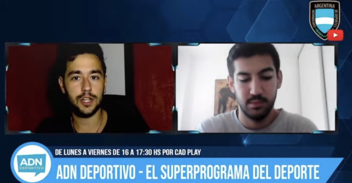 #RadioCAD 📻

Ya comenzó <a href="/ADNDeportivo21/">ADN Deportivo (en 🏠)</a>, el súper programa del deporte, con la conducción de <a href="/NachoGenovart/">NACHO GENOVART</a> y la compañía de <a href="/Santiago_Caruso/">Santiago Caruso</a> en dúplex con <a href="/CADPlayOficial/">CAD Play 🎥</a> 📻🎥

👉🏼 Escúchanos en cad.org.ar/radiocad