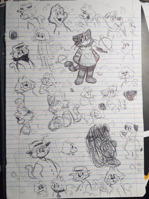 doodle page from today that i think looks nice  :  )

#redvanillaart 