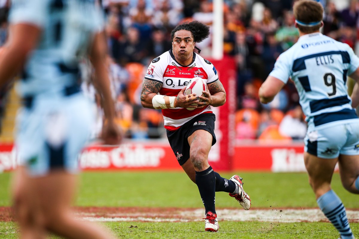 TheRFL's tweet photo. 📅 #OnThisDay in 2014, @LeighCenturions made headlines across the Rugby League world as they announced the signing of Fuifui Moimoi from Parramatta Eels.

🏉 He would go on to score 11 tries in 45 appearances and help the club gain promotion to Super League in 2016. https://t.co/xVwlkWwLAm