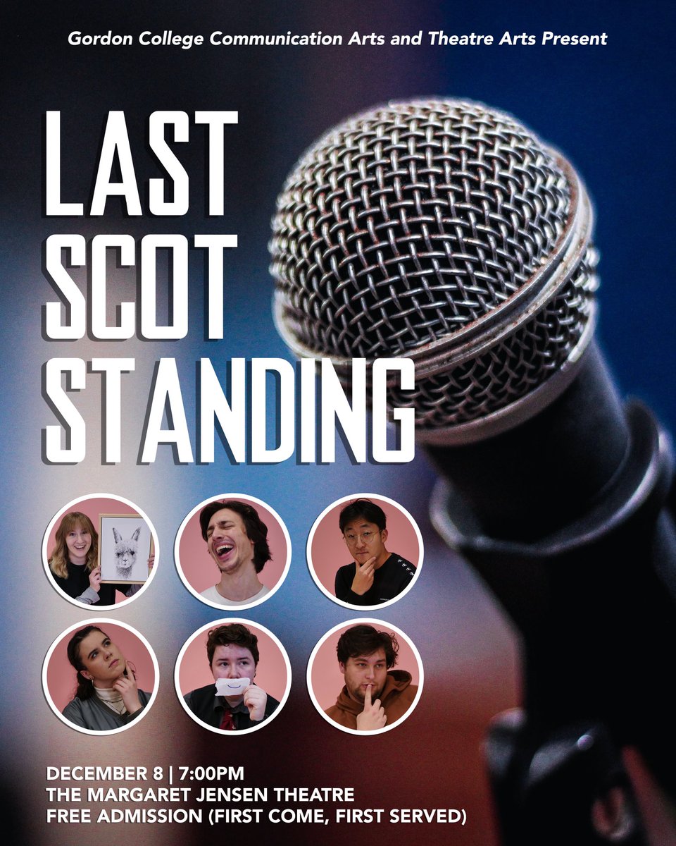 GordonTheatre's tweet photo. 🎤🎤🎤🎤🎤🎤 https://t.co/FlZYkhMJ9h