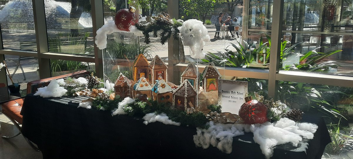 BrandeisCTE's tweet photo. On Friday 11/19, @BroncoCulinary students in  Advanced Culinary created a gingerbread display of lanterns. So creative! @NISDBrandeis @geriberger08 @NISD @NISD_CTE @towerofamericas @WeGoPublic https://t.co/ECE9fxIQi7