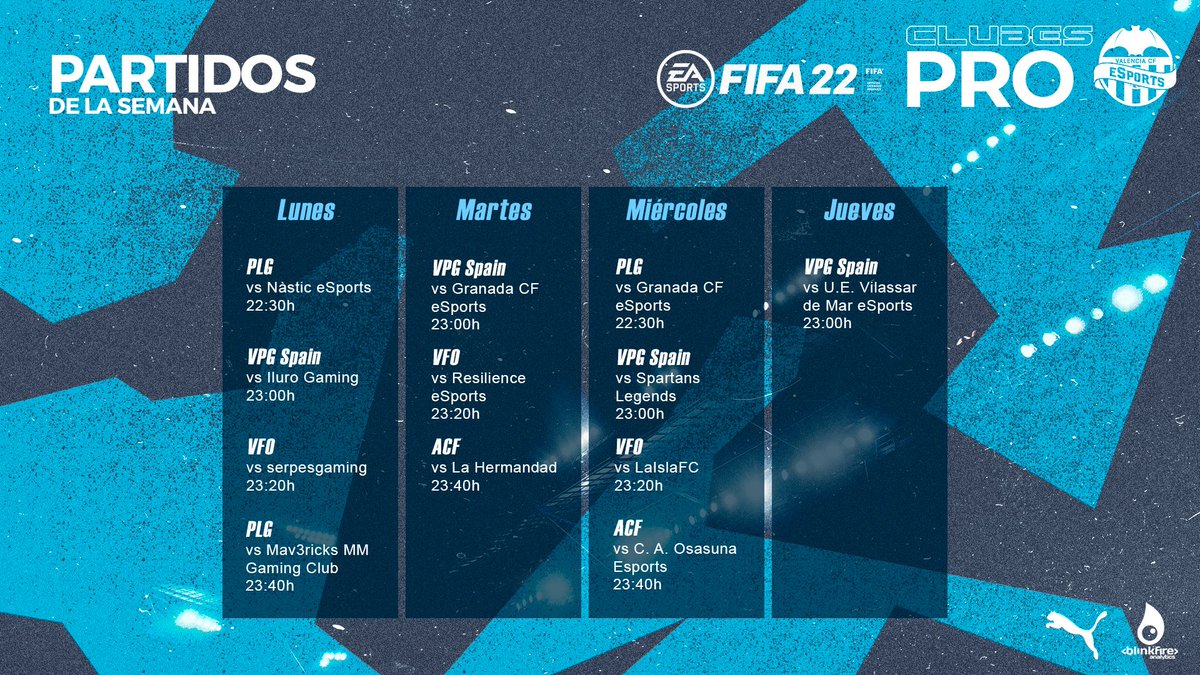 VCFeSports's tweet photo. Esta semana viene cargadita para los chicos de #ProClubs 🔥 así que necesitan todo nuestro apoyo💪
Toca demostrar todo el esfuerzo, ¡a por todas!💙
#ADNVCF #ValenciaCF #VCFeSports #Amunt #VCFPioneer https://t.co/HB4jSrEzRQ