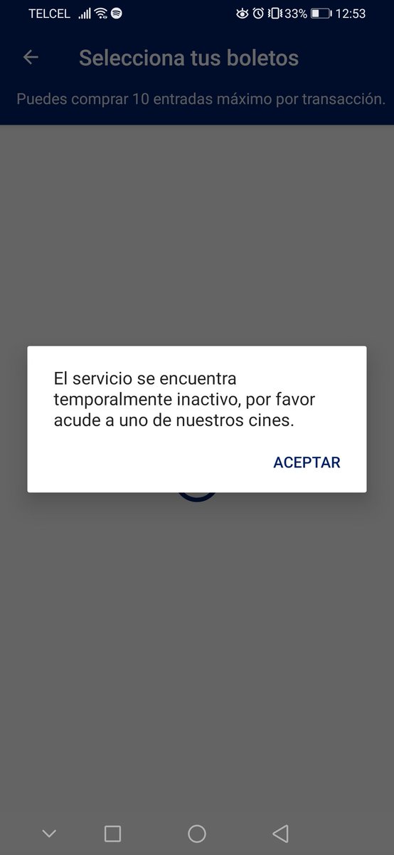 OscarAbrahamRa4's tweet photo. @AyudaCinepolis @Cinepolis ¿me pueden ayudar? Estaba comprando los boletos, la app me marcaba que estaba haciendo la transacción, sin embargo, de la nada me saca y de todos modos me hicieron el cargo a mi tarjeta. https://t.co/Ij9iXQ9heR