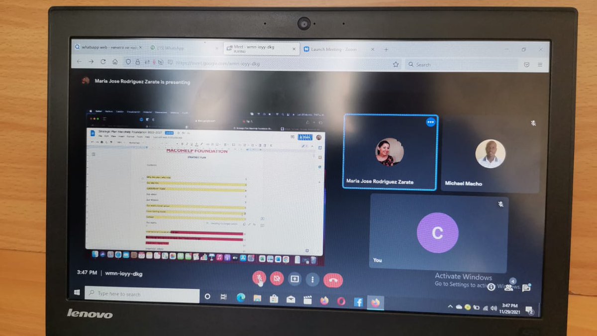 macohelp's tweet photo. MACOHELP'S meeting with #IWORDSGlobal
Marìa Jose Rodrìguez presenting about developing a strategic plan for the organization https://t.co/BKvyVugD2G