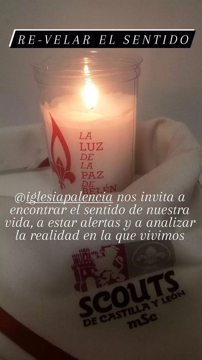 scoutspalencia's tweet photo. Ayer entrábamos en un época del año muy especial, el Adviento.
Hoy, os dejamos la frase de esta semana de @IglesiaPalencia 
#scoutspalenciamsc #yosoyscyl
#iglesiapalencia https://t.co/sSAzacCJZn