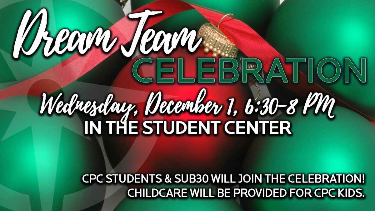 TONIGHT is the night! Are you a member of the City Pointe Church Dream Team or interested in being on the Dream Team? Join us as we celebrate YOU. Let’s celebrate with an ugly sweater Christmas party!
Bring the kids too for a Polar Express themed pajama party just for them.