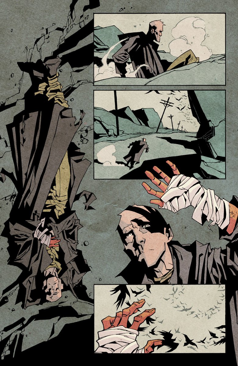 went looking for a specific panel @philhester drew to study and ended up going down the wonderful rabbit hole of Hester & @ericgapstur collabs on Shipwreck/Family Tree. Storytelling/Page Design/Draftsmanship Masterclass.