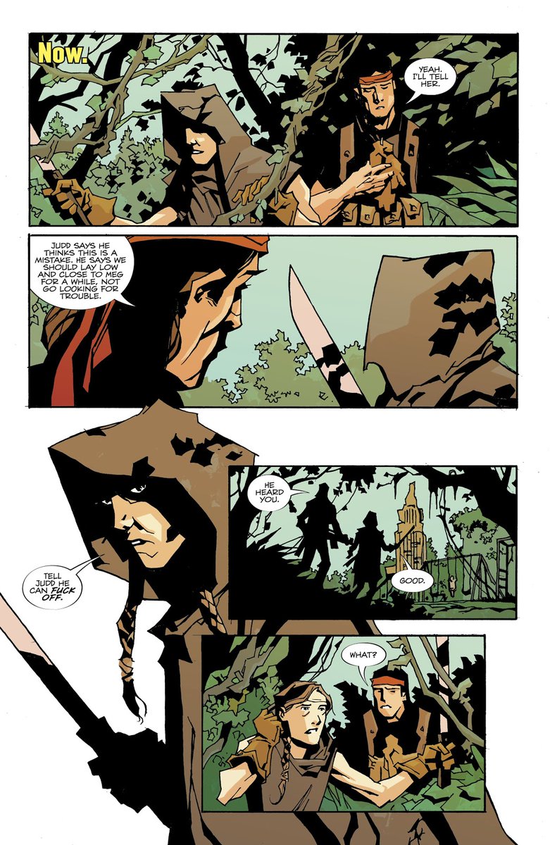 went looking for a specific panel @philhester drew to study and ended up going down the wonderful rabbit hole of Hester & @ericgapstur collabs on Shipwreck/Family Tree. Storytelling/Page Design/Draftsmanship Masterclass.
