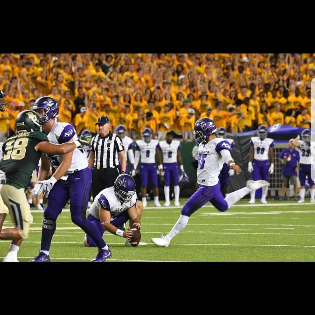 Ohernandez85's tweet photo. Thankful to God. Thankful to ACU💜 @ACUFootball @ACUsports https://t.co/SBSZFukwlu
