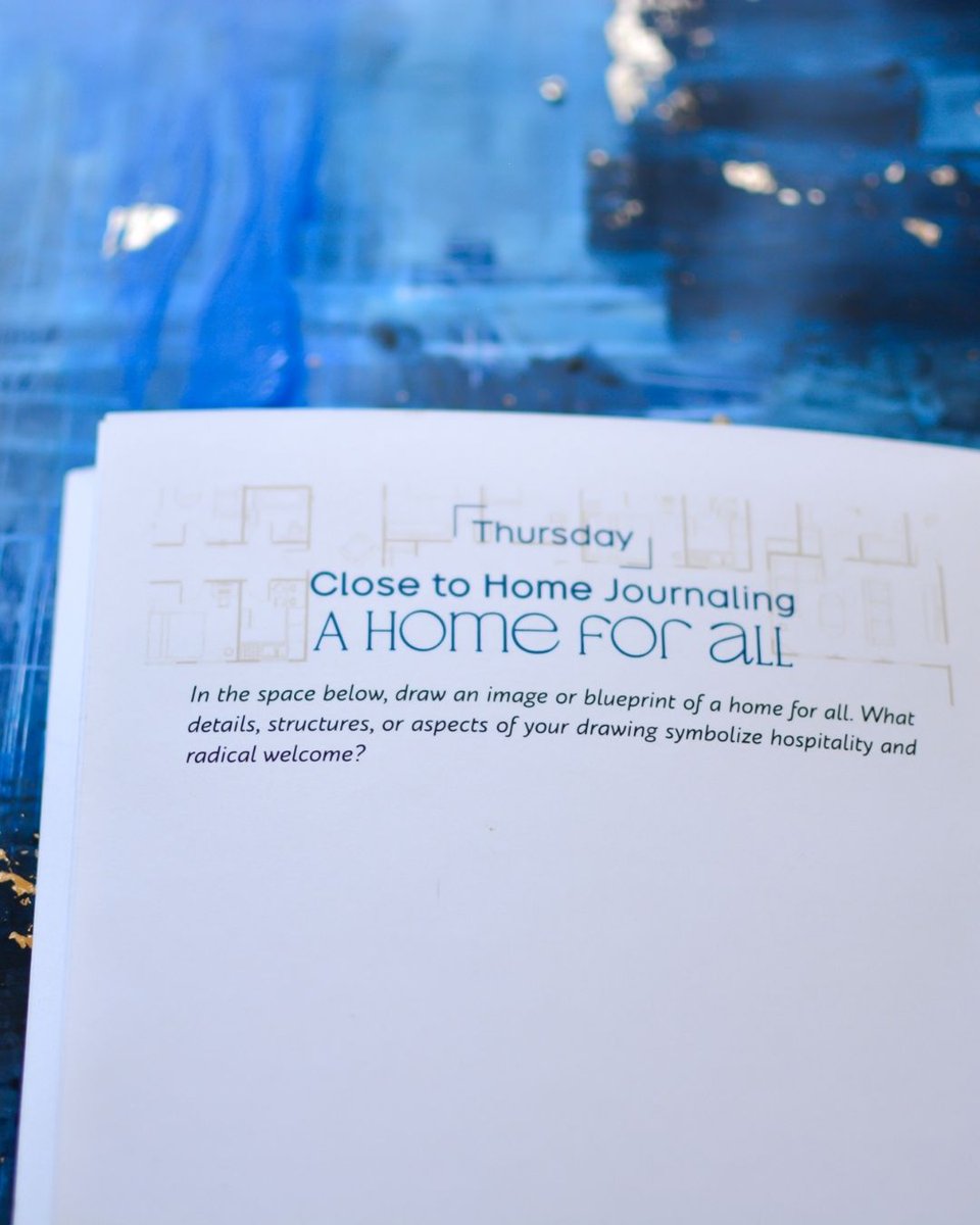 HolyTrinityBuff's tweet image. Imagine the blueprint of a home for all. What details, structures, or aspects of your blueprint symbolize hospitality and radical welcome? | @sanctifiedart #closetohome #Advent2021 #htlcadvent2021