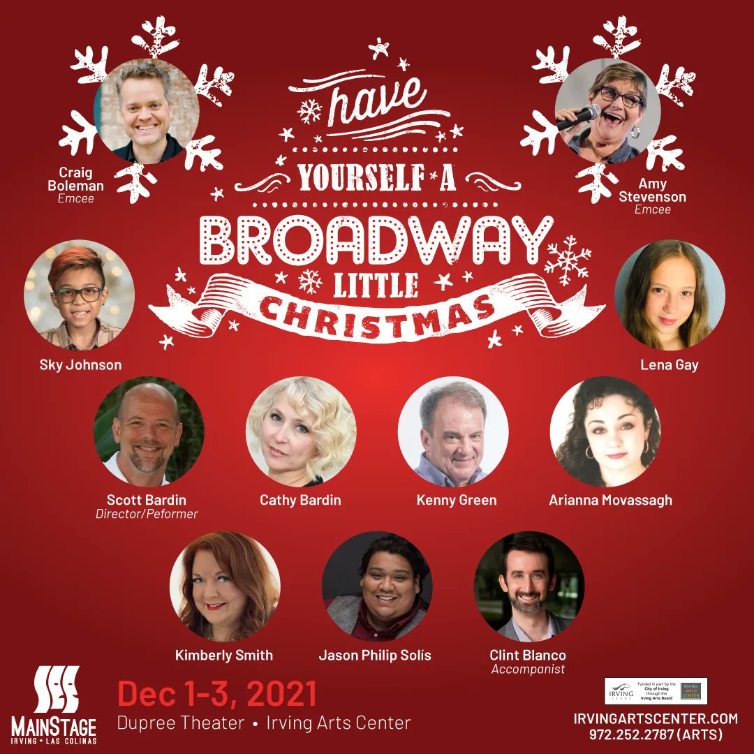 IrvingArts's tweet photo. Tis’ the season to be entertained! @MainStageILC has magical holiday performances for you this Wed, Dec 1- Fri, Dec 3 to help get you in the holiday spirit. 

Get your tickets now! https://t.co/jrT7cuKe9b https://t.co/6lbtPwi7cs