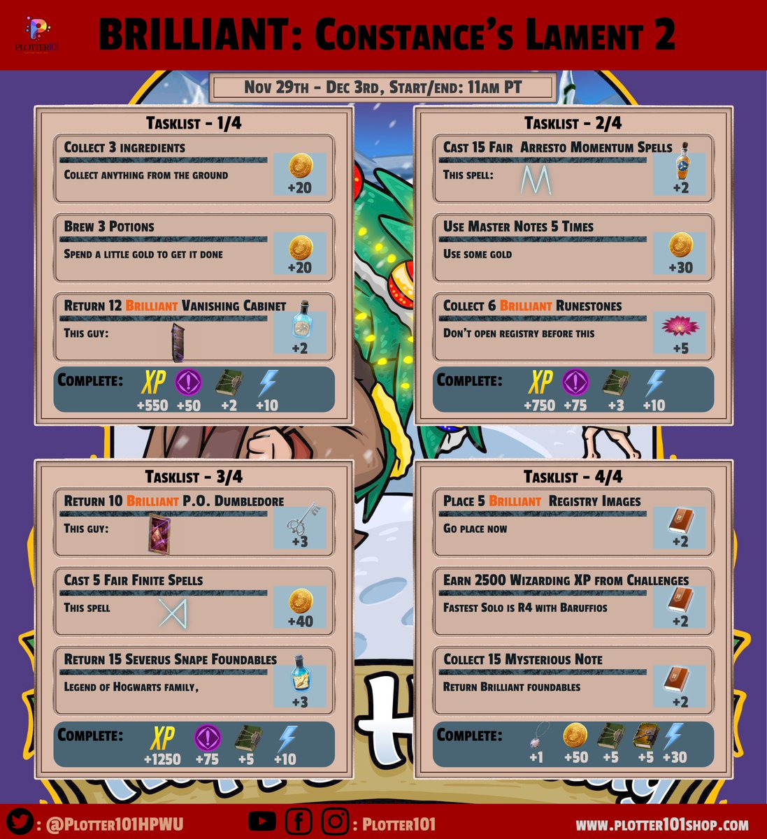 Plotter101HPWU's tweet image. Sorry for the late delivery.
#wizardsunite #plotter101