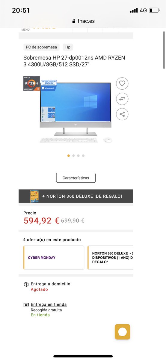 botadechatarra's tweet photo. @Fnac_ESP podrían aclararme su “política de empresa” según comenta un trabajador.
Publicitan estos @HPEspana en su web.pone q no hay online pero si en tienda. Me acerco a la tienda que tiene disponibilidad y me dicen q no lo tienen. Que solo tienen los expuestos y no me lo venden https://t.co/CXqPpjyRIN
