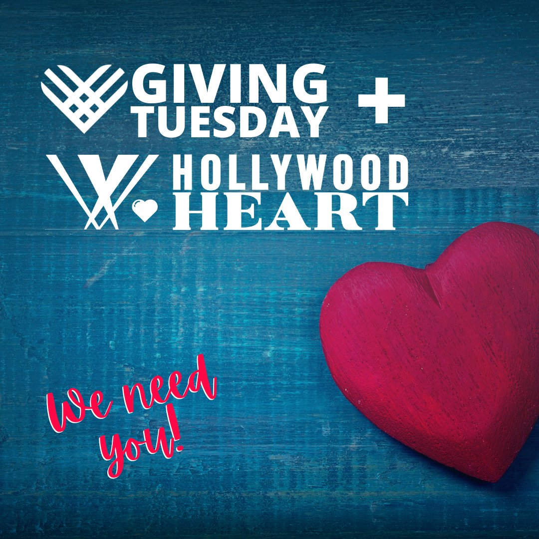Today is the day! Please consider giving to HollywoodHEART this #GivingTuesday to support arts education - from acting, to filmmaking, writing, dance, culinary, fashion design, visual arts, and music - we need YOUR support <3  #GivingTuesday2021 facebook.com/donate/1557464…