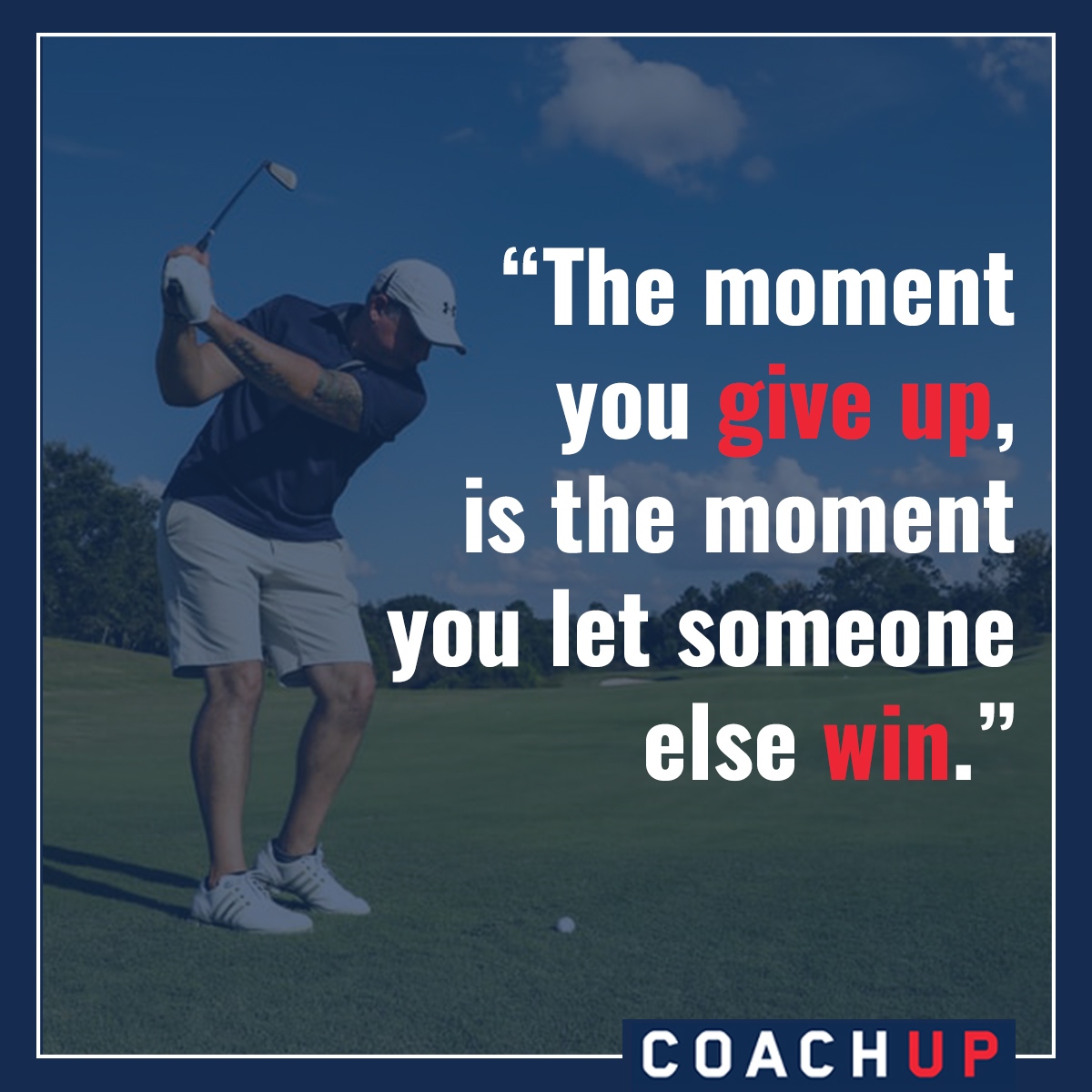CoachUp's tweet photo. Never give up. 

💪 #MondayMotivation #CoachUp #CUworking https://t.co/rFEoH9LPsl