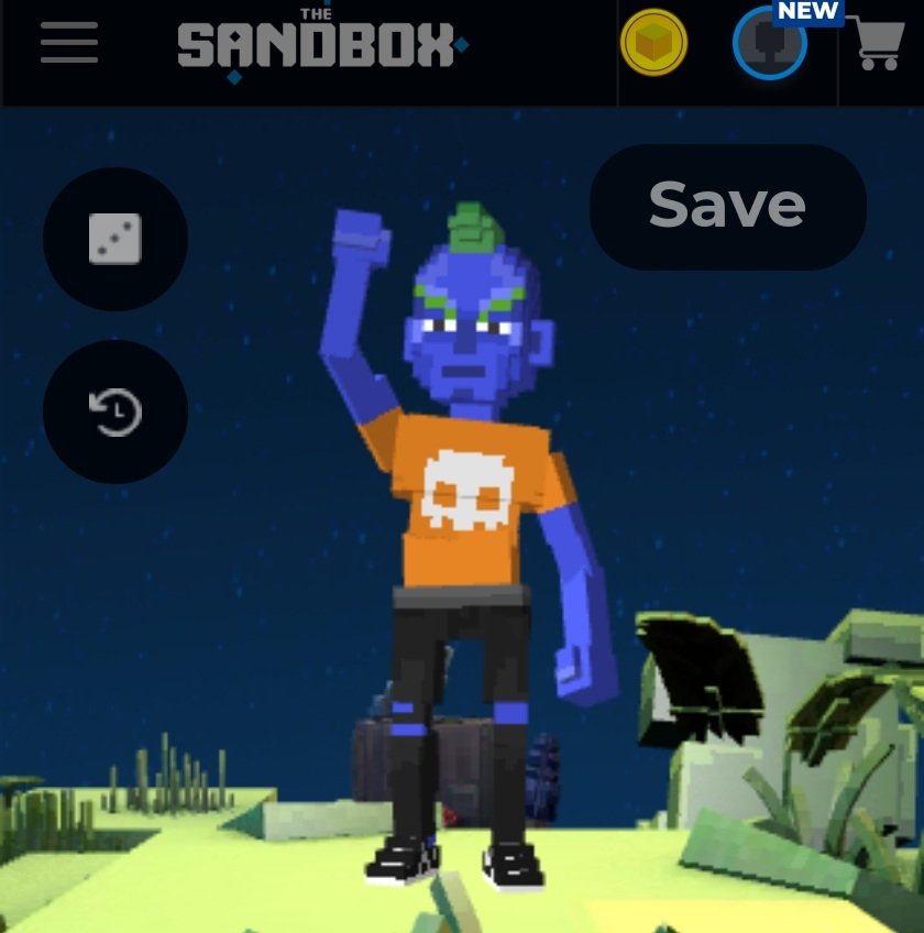 CesarzMe's tweet photo. @TheSandboxGame Feeling kinda blue this morning.. an ALPHA pass would definitely cheer me up!! 😊😊 https://t.co/JnZAr65zVQ