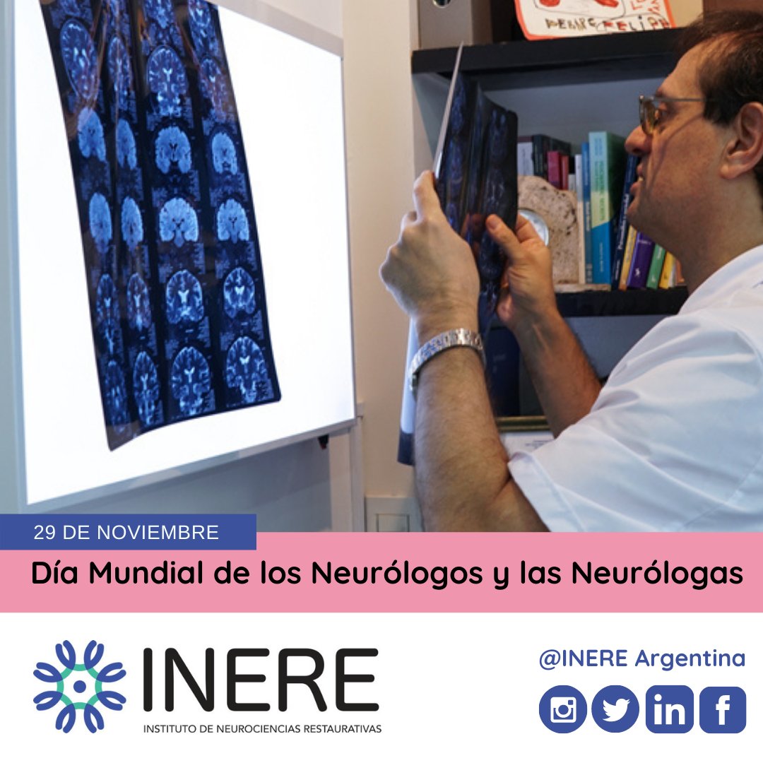 INERE_Argentina's tweet image. 📅 DÍA DE LOS NEURÓLOGOS Y LAS NEURÓLOGAS | En conmemoración al natalicio del Dr. Jean-Martin Charcot, pionero de la #Neurología, se celebra hoy este Día.

▶️ Saludamos a quienes forman parte del equipo de INERE y hacemos extensivo el saludo a todos los colegas ❣

#INERE