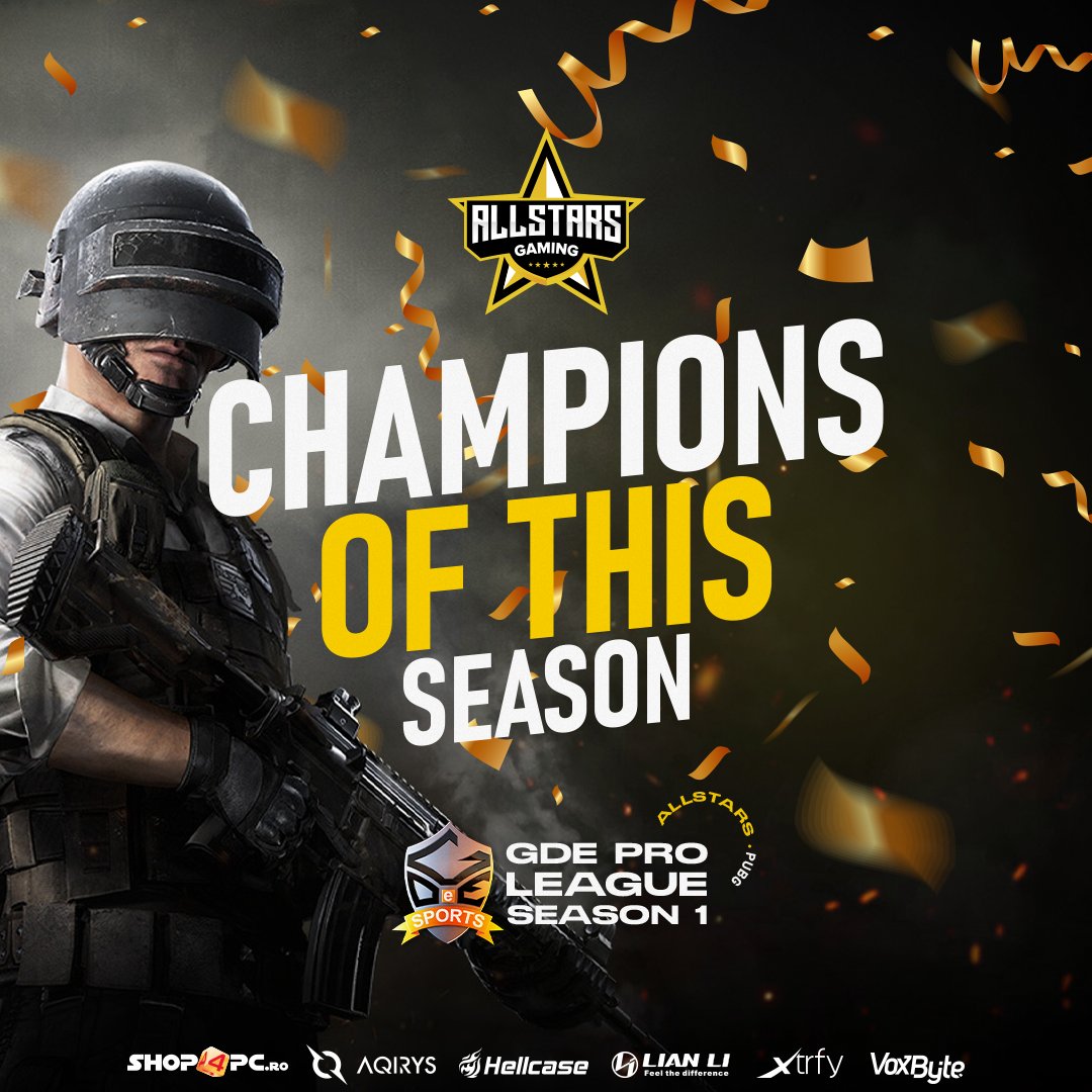 Ne-am descurcat cum nu se putea mai bine in primul sezon GDE PRO LEAGUE si am iesit campioni, GG BOYZ!
Our team: Seba, KillStill, 1440x1080 si Redzyy!