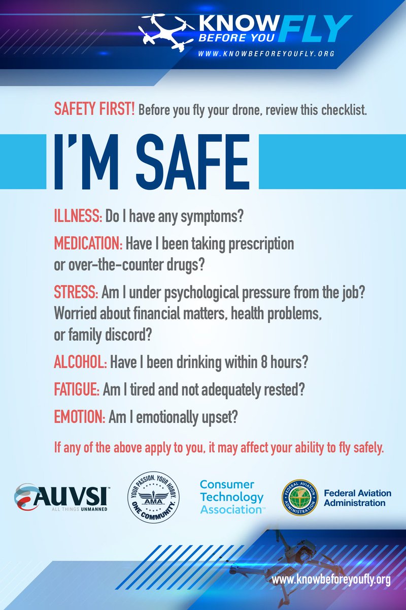 FlyResponsibly's tweet image. #KnowBeforeYouFly #IAmSafe #SafetyFirst