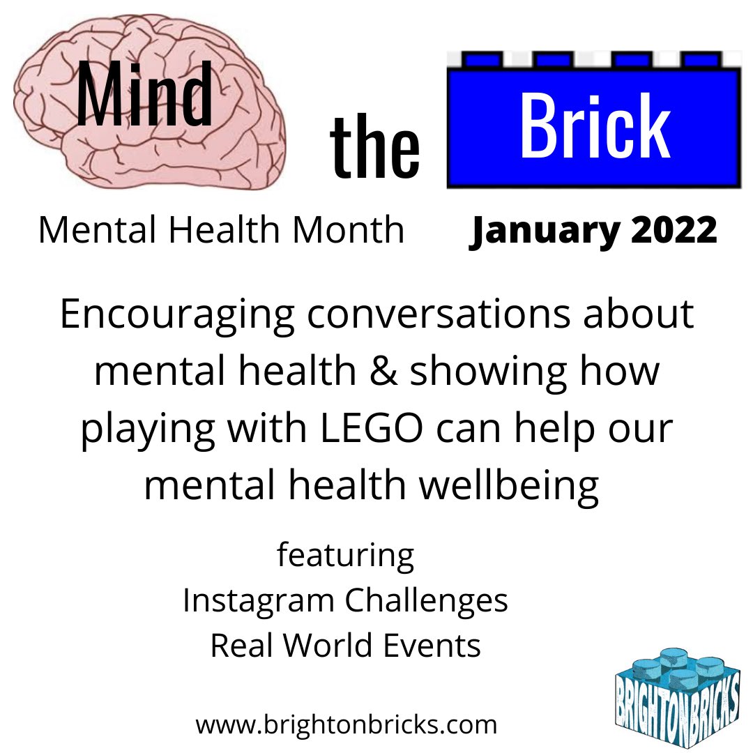 #BrightonHour in January 2022 we are  holding #MindtheBrick our mental health wellbeing month, showing how play can help with our wellbeing 

Anyone can set up an event in their workplace to promote positive mental health wellbeing by playing with Lego 

brightonbricks.com/mindthebrick