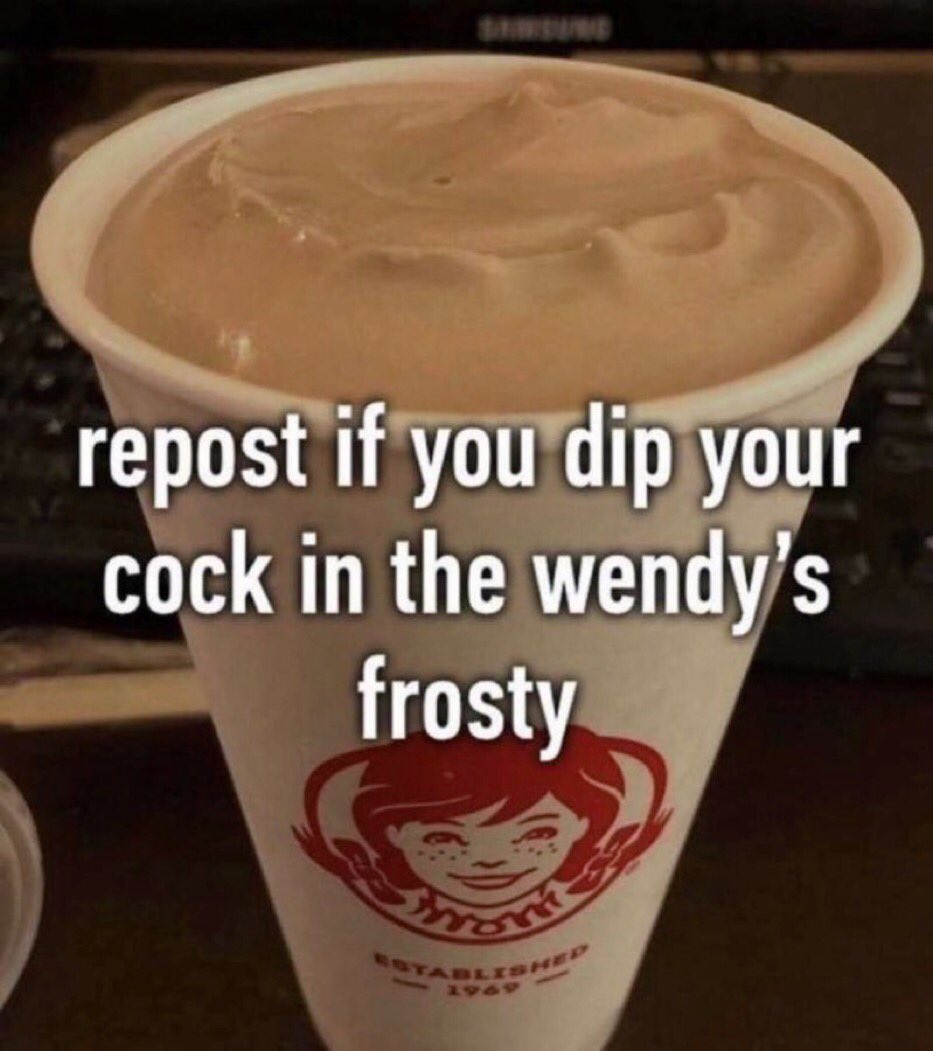Dipping my coochie in the frosty