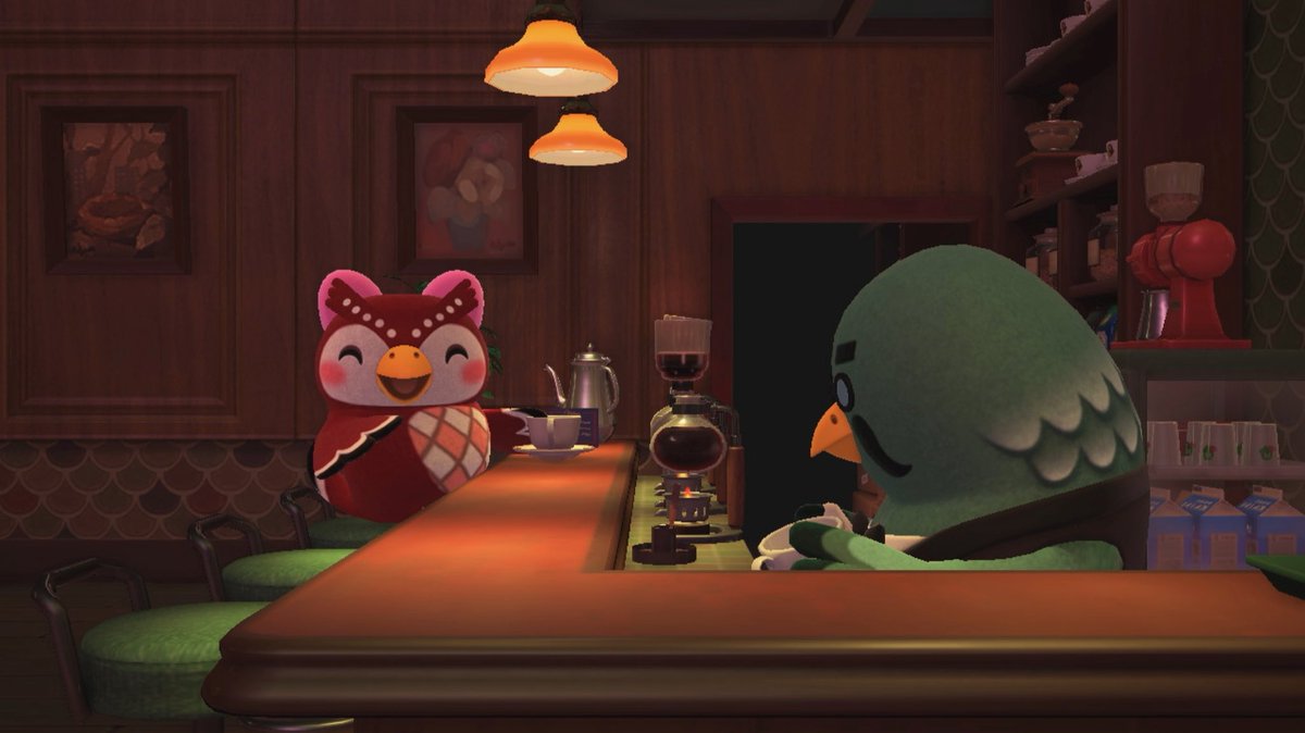 sithsunflower's tweet photo. celeste was hanging out in the roost today! this was the cutest shit i’ve ever seen in game so far 🥰 https://t.co/IU3cRWetPg