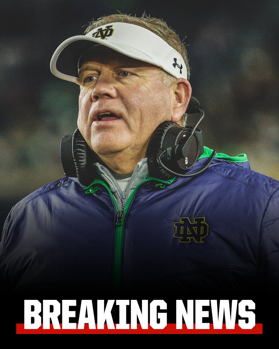 SportsCenter (@sportscenter) on Twitter photo Breaking: In a shocking move, LSU is set to hire Notre Dame's Brian Kelly as its next head football coach.
First reported by Yahoo! Sports, confirmed by <a href="/ESPNRittenberg/">Adam Rittenberg</a>. Breaking: In a shocking move, LSU is set to hire Notre Dame's Brian Kelly as its next head football coach.
First reported by Yahoo! Sports, confirmed by <a href="/ESPNRittenberg/">Adam Rittenberg</a>.