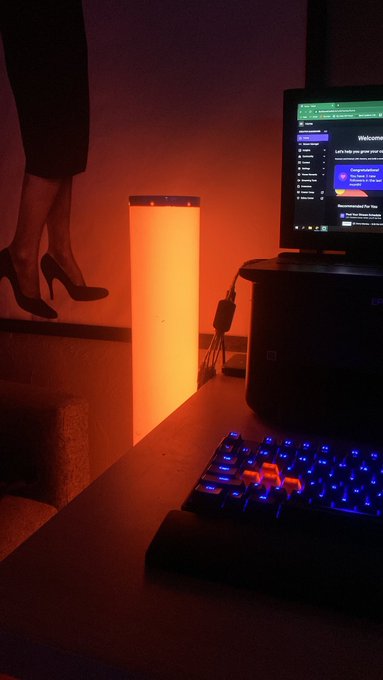 New lights, wine, and cozy gaming on #twitchtv come by! https://t.co/UDJePEH8A2 https://t.co/Am3B9a3<a href="/tag/twitchtv"class="tags">#twitchtv</a>