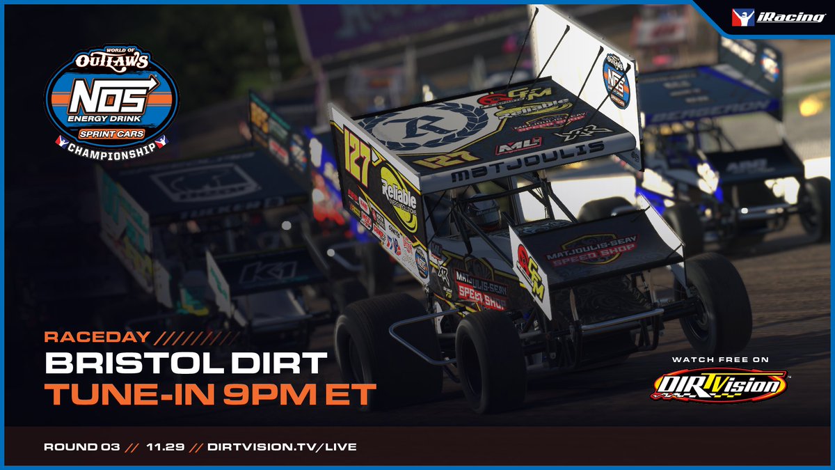 IT’S iRACING BABY: Virtual Sprint Car Series Visits Bristol Motor Speedway https://t.co/SDTNEtiXYX #SprintCar #WorldofOutlaws https://t.co/dZwussnU9L