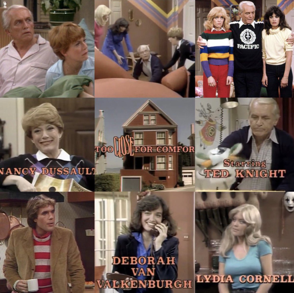 Who Remembers “Too Close For Comfort?” (1980-1987)

#TooCloseForComfort #Television #TV #TedKnight #NancyDussault #LydiaCornell @LydiaCornell #JimBullock #DeborahVanValkenburgh #DeenaFreeman #AudreyMeadows #PatCarroll #LisaAntille