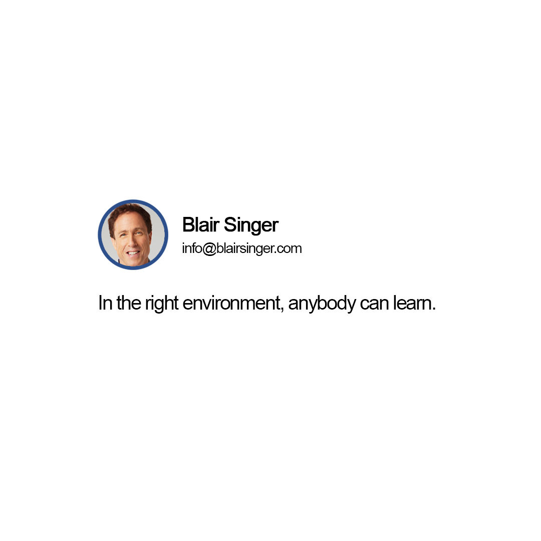 blairsinger's tweet photo. In the right environment, anybody can learn.
https://t.co/nh0dEoQpJU.
#blairsinger #salesdogs #TeamCodeofHonor #RichDadAdvisors #Entrepreneurship #Leadership #Sales #PersonalDevelopment #Management #education https://t.co/FUH8rXW57C