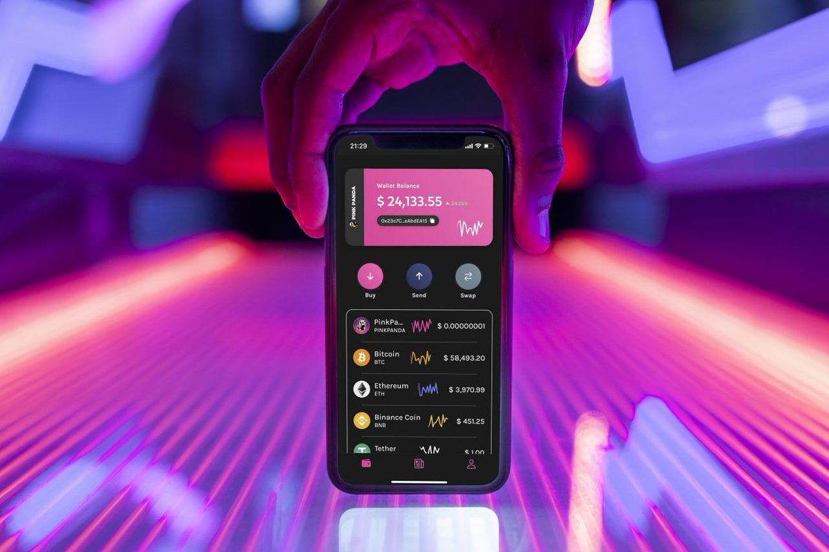 PinkPandaDefi's tweet photo. @binance How about $PINKPANDA? t's the next smart play... building a user-friendly mobile Dex with a fiat on-ramp that will provide easy access to the DeFi space... https://t.co/ZAgrgvt86T