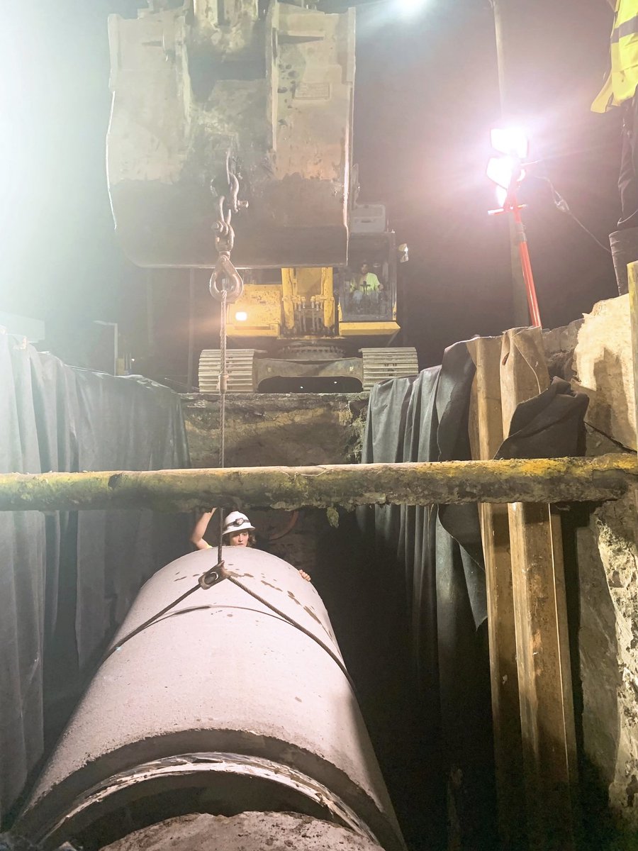 GulfStreamCons1's tweet photo. Construction of a stormwater drainage system at Huger & King Streets. Night work, deep work, challenging work… Gulf Stream is well prepared!
#GulfStreamConstruction #charleston #construction #stormwater #drainagesystem #infrastructure https://t.co/fuyYxeaAUV