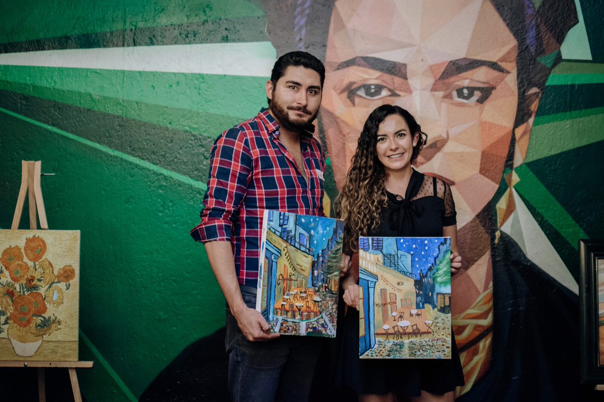 soccomx's tweet photo. “Pintor por un día” | Experiencia CDMX #vangogh #cdmx #arte https://t.co/nPCaYmmCkZ