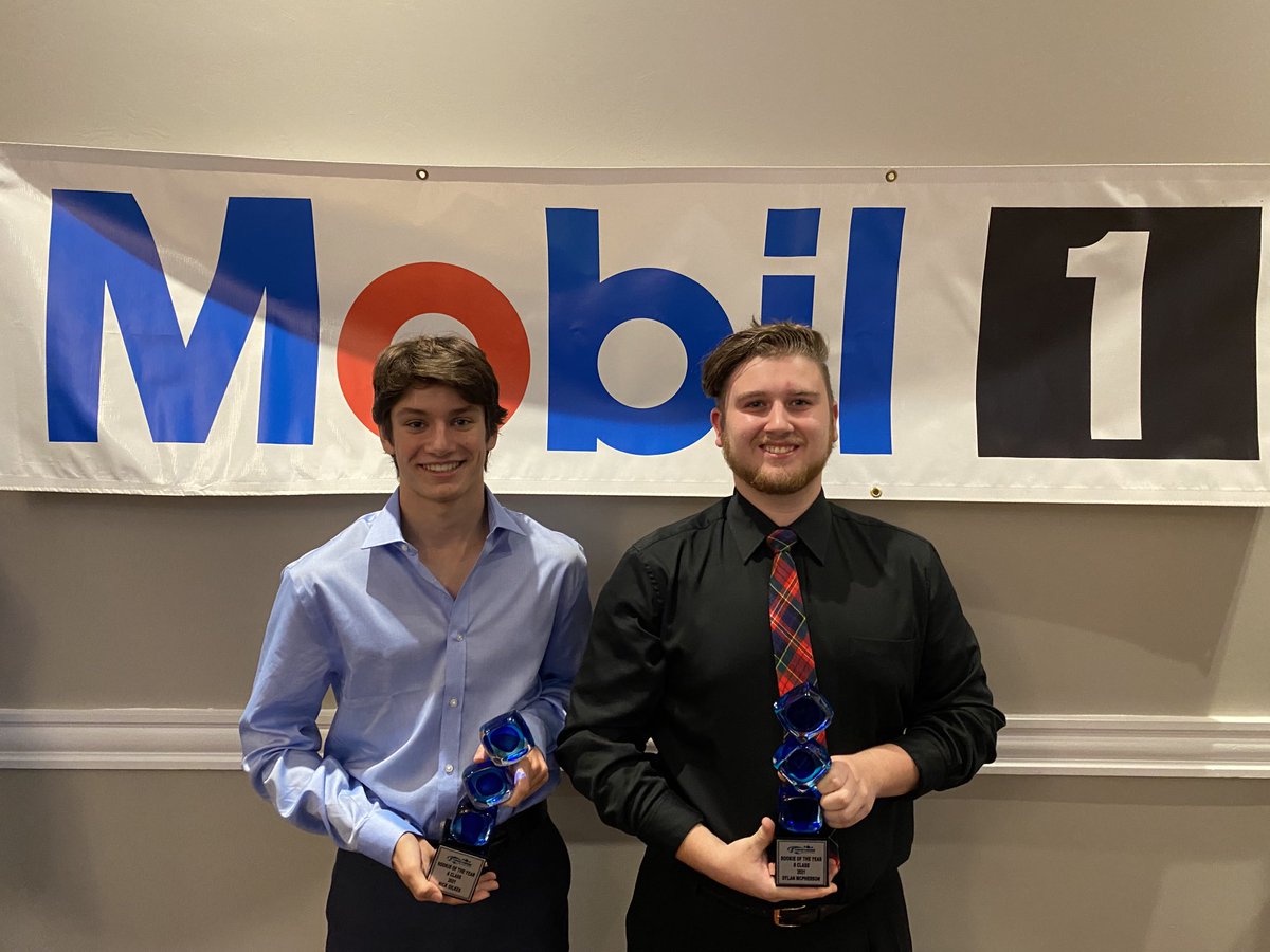 Congrats to Mobil 1 A Class Rookie of the Year, Nick Gilkes and B Class Rookie of the Year Dylan McPherson