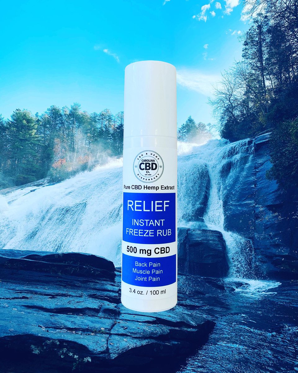 Get the RELIEF you need after that long hike! Try our Instant Freeze Rub!

#CBD #painrelief #cbdcream