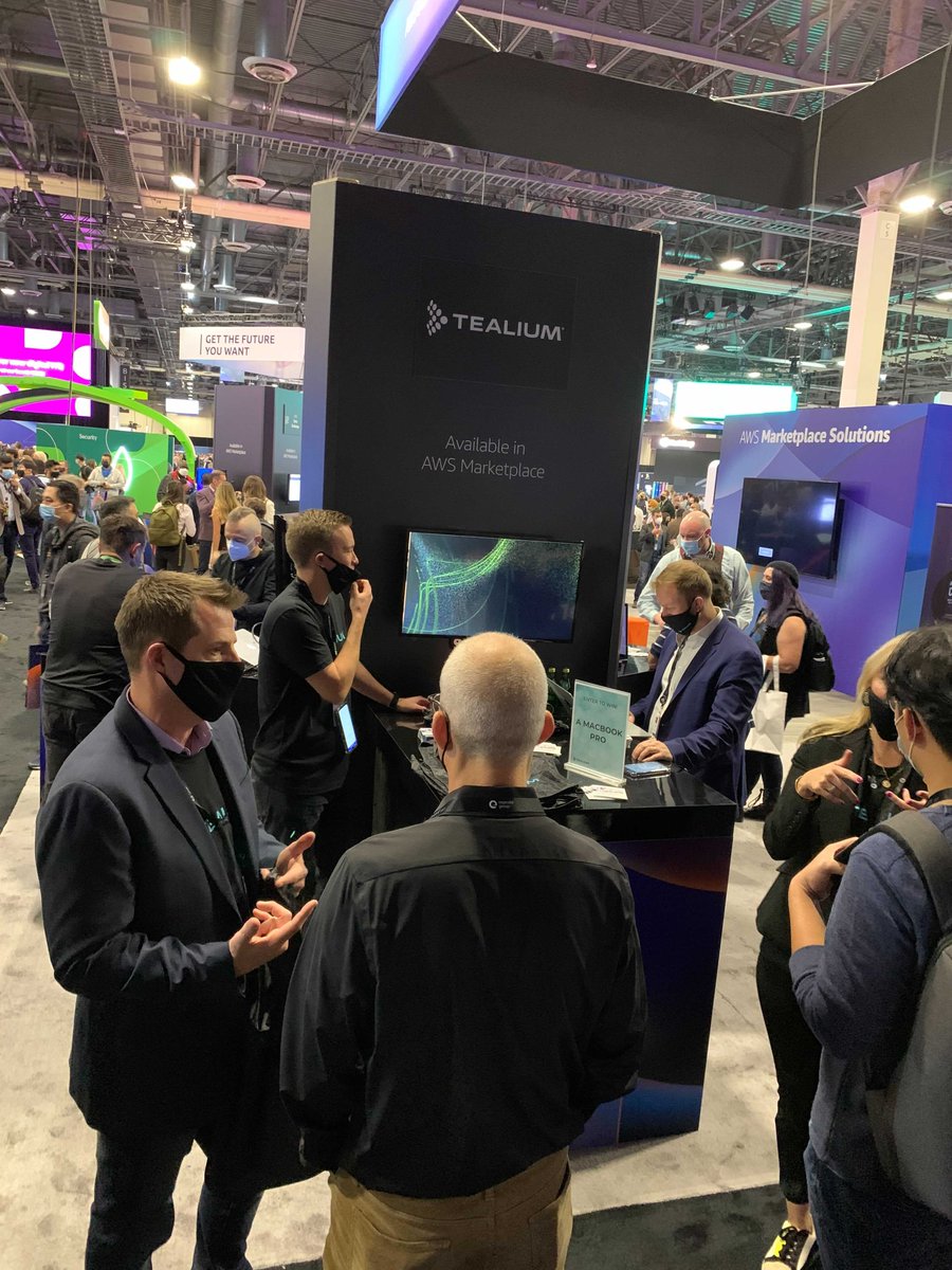 tealium's tweet photo. So exciting to be sponsoring and speaking at AWS re-Invent in Las Vegas this week! The energy, excitement and engagement of brands that are hungry to take real-time action on real-time data with Tealium + AWS is incredible! #AWSreinvent #reinventyourCX #aws https://t.co/PI72u7l2YZ