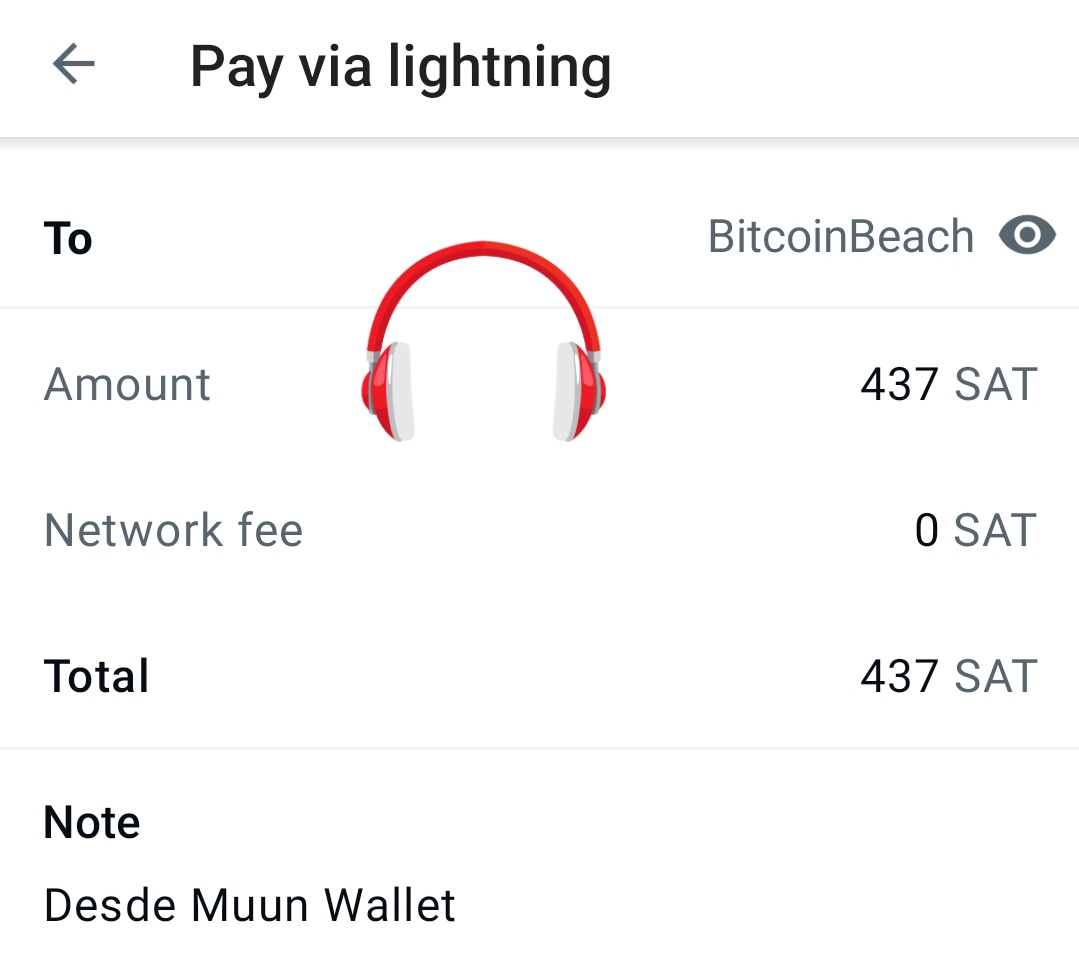 ishi0k's tweet photo. Probando una transacción desde #MuunWallet hacia #BitcoinbeachWallet vía LN⚡ CERO comisión. 🥸
Si desean hacer la prueba vía LN con otras billeteras, y donarme unos sats, aquí les dejó 👇
https://t.co/Z25HMRHBS9 (el monto lo coloca el que envía) https://t.co/UWiZp7wzWZ