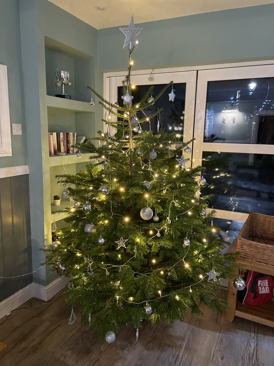 Last Friday night was spent decorating this beautiful tree in Earlsdown!