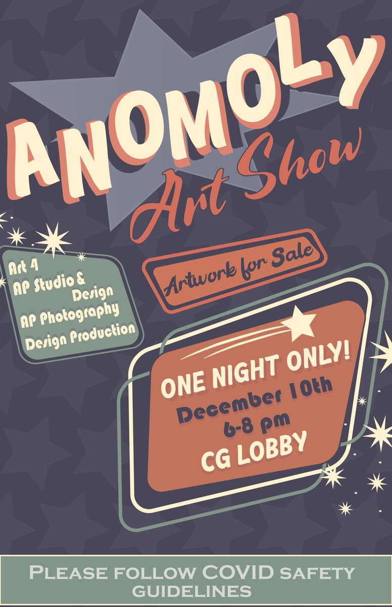 Who needs to buy holiday presents? Come by our advanced artist show Dec 10th to see the work of our advanced artists and buy some one of a kind art! @carygrovehighschool @chsd155
