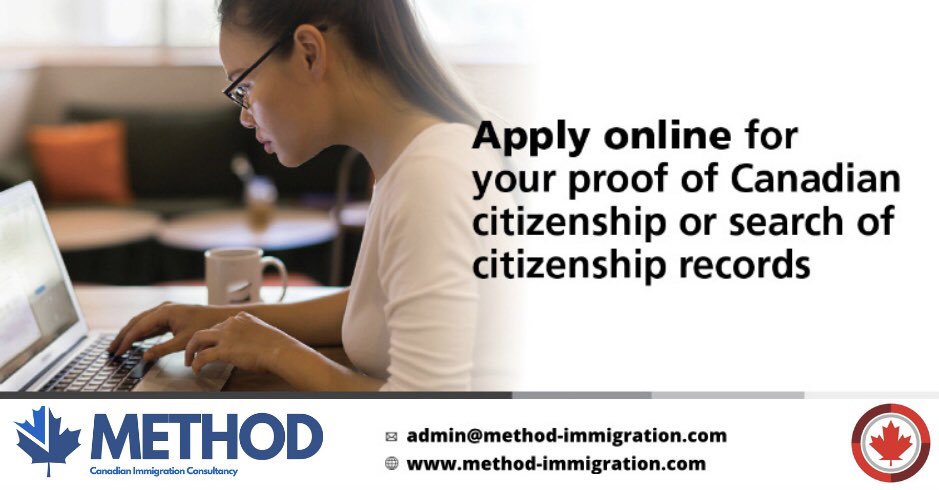 Save application delivery time by applying online for your proof of Canadian citizenship or search of citizenship records.

#CanadaVisa #CanadaExpressEntry #ExpressEntryVisa #CanadaVisitVisa #CanadaSpouseVisa #CanadaStudentVisa