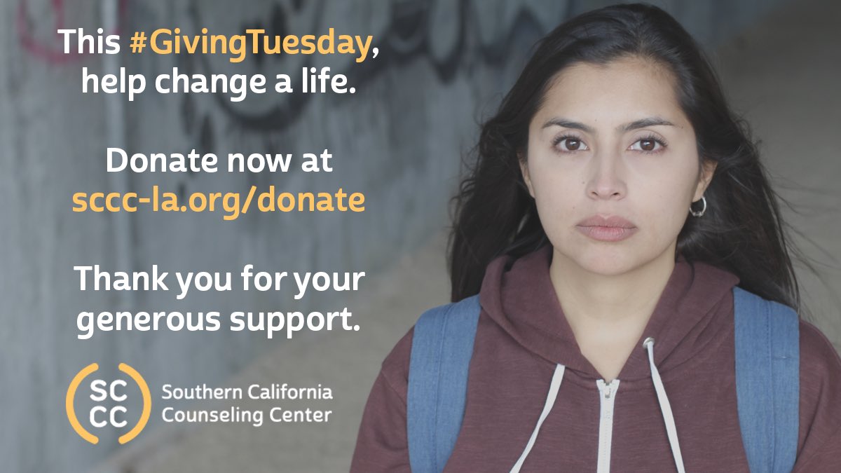 socalcounseling's tweet photo. Please consider making a donation this #GivingTuesday . We couldn’t do what we do without you 💛🧠
#mentalhealthmatters 

https://t.co/A7Edij4SwX https://t.co/SbVFcQmTtG