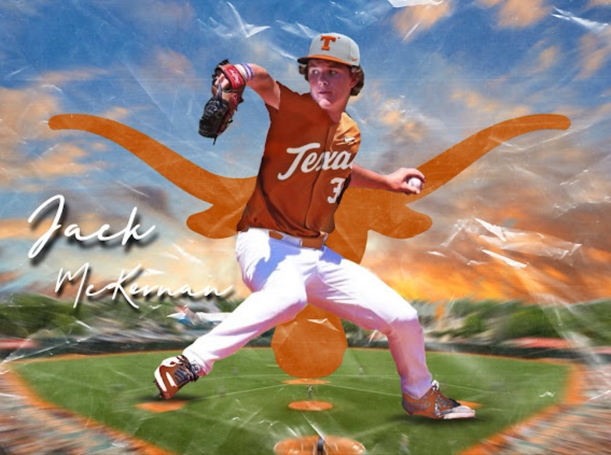 I’m extremely honored and blessed to announce that I have committed to The University of Texas to continue my academic and baseball career. I would like to thank God, my family, coaches and teammates for helping me along the way. #HookEm #commited