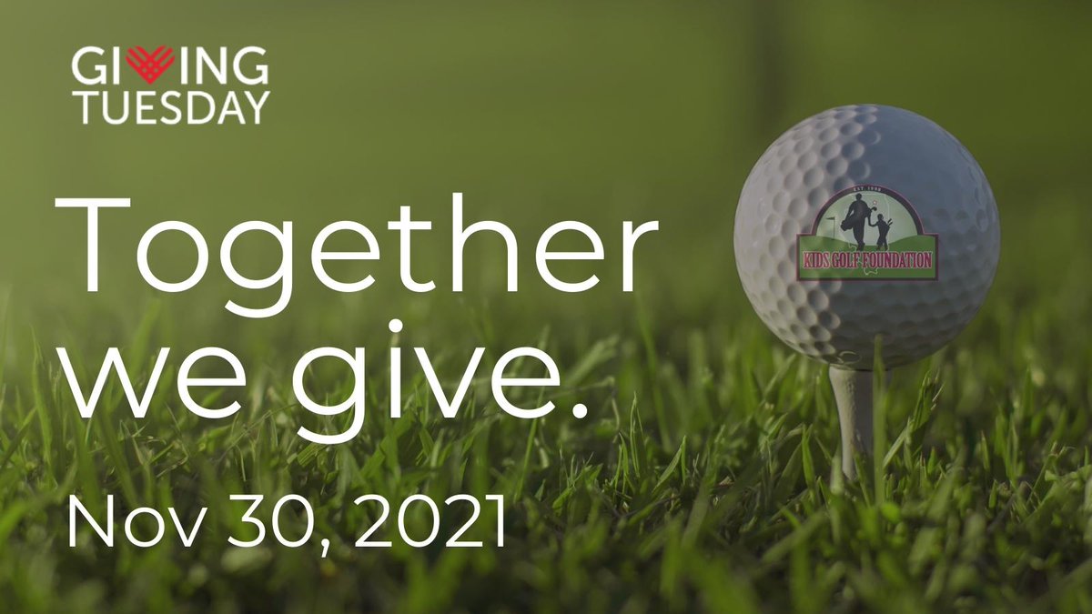 Tomorrow is #GivingTuesday! Help the Kids Golf Foundation spread our mission and grow the game of golf within the state of Illinois. To make a donation visit kidsgolffoundation.org/donate/

#growingthegame #juniorgolf #golfclinic #kidsgolf #lifeskills #golfinstruction #golfcoach #golf