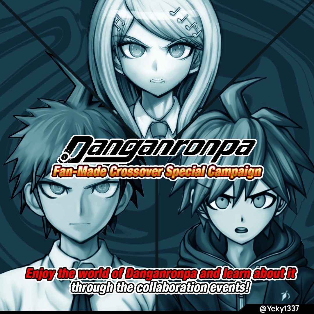 yeky1337's tweet photo. Danganronpa Fan-MADE Crossover Special Campaign!
Full Celebration Info will show up in this document:
https://t.co/5S48ZPDKgq
#dokkanbattle #dokkan #danganronpa
#dbz #dragonballz #DR10th2021 #DragonBall https://t.co/OQwWDk3Dh4